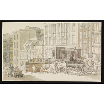 Drawing - Tower Hill Drawing - Tower Hill