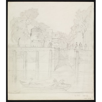 Drawing - Tower Steps Drawing - Tower Steps