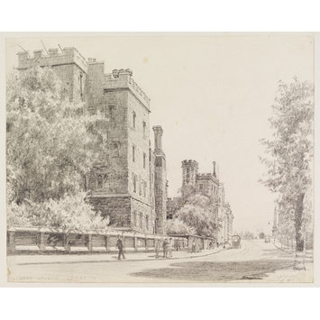 Drawing - Water Tower, Lambeth (Erroneously called Lollards Tower) Drawing - Water Tower, Lambeth (Erroneously called Lollards Tower)