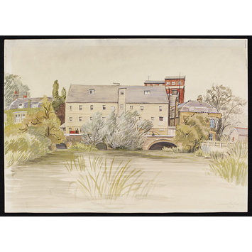 Watercolour - The Mill, Ponders End Watercolour - The Mill, Ponders End