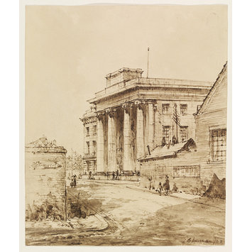 Drawing - Curzon Street Railway Station, Birmingham, Warwickshire Drawing - Curzon Street Railway Station, Birmingham, Warwickshire