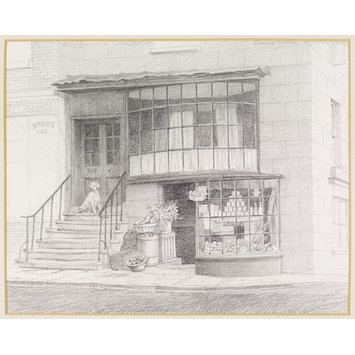 Drawing - A Shop at Bridgnorth Drawing - A Shop at Bridgnorth