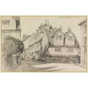 Drawing - Old buildings, Norwich Drawing - Old buildings, Norwich