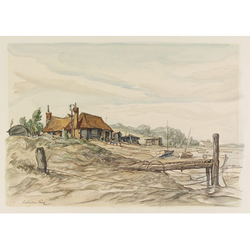 Watercolour - The Strand, Rye Watercolour - The Strand, Rye