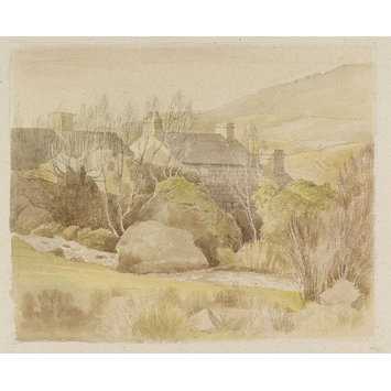 Watercolour - Cerrig-y-Pryfraid Garn, Caernarvonshire Watercolour - Cerrig-y-Pryfraid Garn, Caernarvonshire