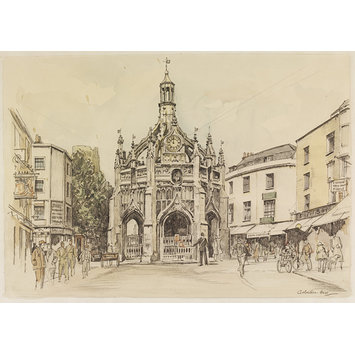 Watercolour - Market Cross, Chichester Watercolour - Market Cross, Chichester