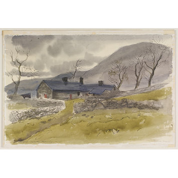 Watercolour - Hafod Ysbytty, Festiniog, Merionethshire Watercolour - Hafod Ysbytty, Festiniog, Merionethshire