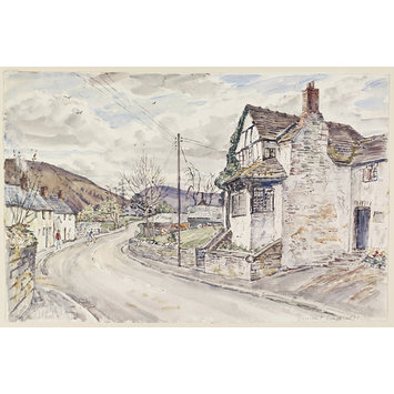 Watercolour - The Old Parsonage, New Radnor Watercolour - The Old Parsonage, New Radnor