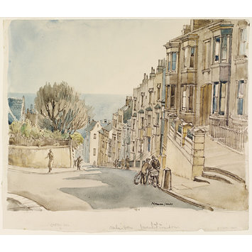 Watercolour - Clifton Hill, Brighton Watercolour - Clifton Hill, Brighton