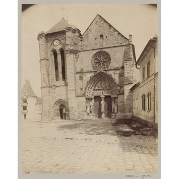 Photograph - Longpont Church, 13th - 15thC, France Photograph - Longpont Church, 13th - 15thC, France
