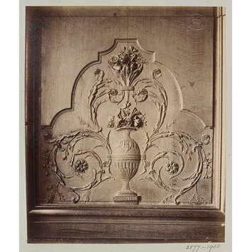 Photograph - Ornamental panel, Hôtel de Lauzun, Paris, France Photograph - Ornamental panel, Hôtel de Lauzun, Paris, France