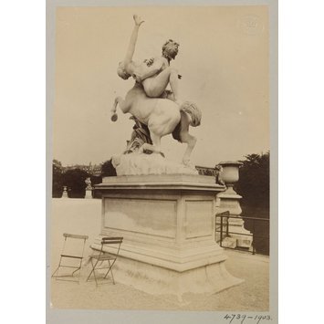 Photograph - Marble Group, Rape of Deianira, Paris, France Photograph - Marble Group, Rape of Deianira, Paris, France
