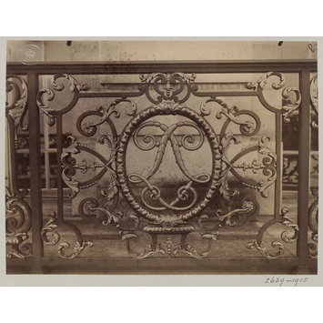 Photograph - Ironwork, Balcony Front, Versailles, France Photograph - Ironwork, Balcony Front, Versailles, France