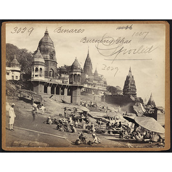 Photograph - Benares. Burning Ghat Photograph - Benares. Burning Ghat