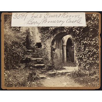 Photograph - Ent. to Guard Room. Berry Pomeroy Castle Photograph - Ent. to Guard Room. Berry Pomeroy Castle