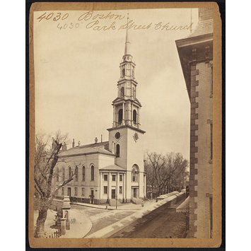 Photograph - Boston: Park Street Church Photograph - Boston: Park Street Church