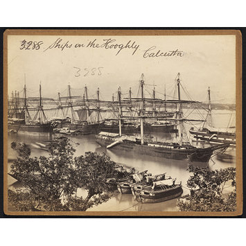 Photograph - Ships on the Hooghly. Calcutta Photograph - Ships on the Hooghly. Calcutta