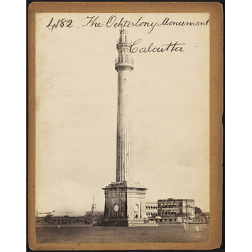 Photograph - The Ochterlony Monument. Calcutta Photograph - The Ochterlony Monument. Calcutta