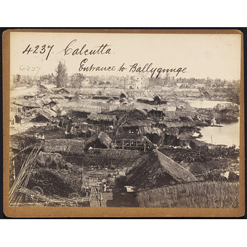 Photograph - Calcutta. Entrance to Ballygunge Photograph - Calcutta. Entrance to Ballygunge