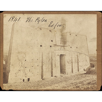 Photograph - The Pylon. Edfou Photograph - The Pylon. Edfou