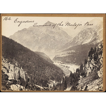 Photograph - Engadine. Summit of the Maloja Pass Photograph - Engadine. Summit of the Maloja Pass