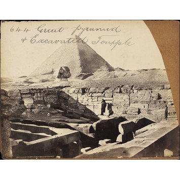 Photograph - Great Pyramid & Excavated Temple Photograph - Great Pyramid & Excavated Temple