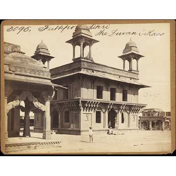 Photograph - Futtipore Sikri. The Dewan-i-Kass Photograph - Futtipore Sikri. The Dewan-i-Kass