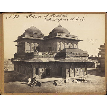 Photograph - Palace of Burbal. Futtipore Sikri Photograph - Palace of Burbal. Futtipore Sikri