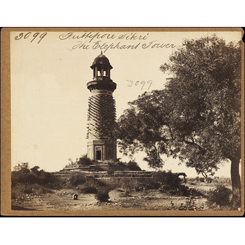 Photograph - Futtipore Sikri. The Elephan Tower Photograph - Futtipore Sikri. The Elephan Tower