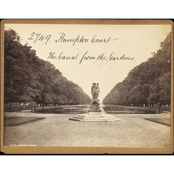 Photograph - Hampton Court. The Canal from the Gardens Photograph - Hampton Court. The Canal from the Gardens