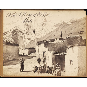 Photograph - Village of Kibber. Spiti Photograph - Village of Kibber. Spiti