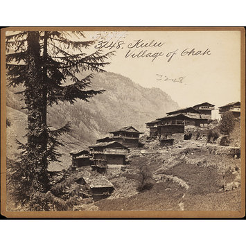 Photograph - Kulu. Village of Chak Photograph - Kulu. Village of Chak