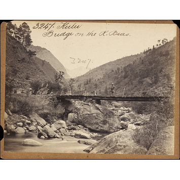 Photograph - Kulu. Bridge on the R. Beas Photograph - Kulu. Bridge on the R. Beas