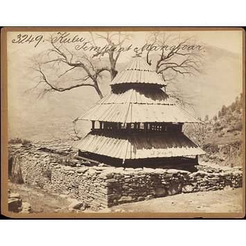Photograph - Kulu. Temple at Mangloar Photograph - Kulu. Temple at Mangloar
