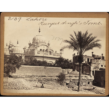 Photograph - Lahore. Runjeet Singh's Tomb Photograph - Lahore. Runjeet Singh's Tomb