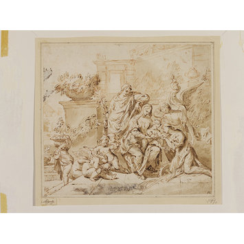 Drawing - The Marriage of St. Catherine Drawing - The Marriage of St. Catherine