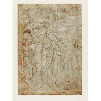 Drawing - The Betrayal of Christ Drawing - The Betrayal of Christ