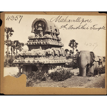 Photograph - Mahavellipore. 5th Monolithic Temple Photograph - Mahavellipore. 5th Monolithic Temple