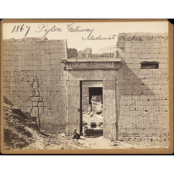 Photograph - Pylon Gateway. Medinet Habou Photograph - Pylon Gateway. Medinet Habou