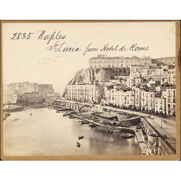 Photograph - Naples. St. Lucia from Hotel de Rome Photograph - Naples. St. Lucia from Hotel de Rome