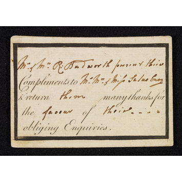 Visiting card Visiting card