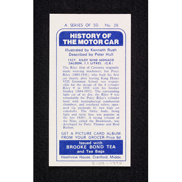 Print - The History of the Motor Car Print - The History of the Motor Car