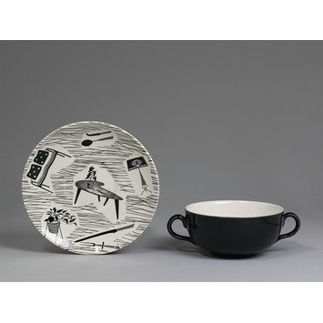 Soup bowl and saucer - 'Homemaker' Tableware Soup bowl and saucer - 'Homemaker' Tableware