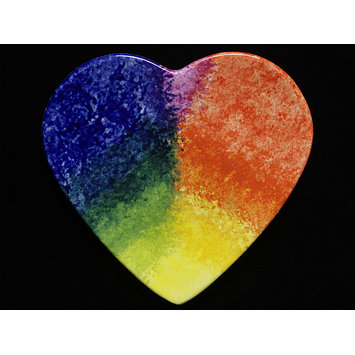 Dish - Rainbow Heart Dish - Rainbow Heart