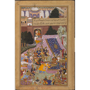 Painting - Tarkhan Divana and Husain Quli Khan Painting - Tarkhan Divana and Husain Quli Khan