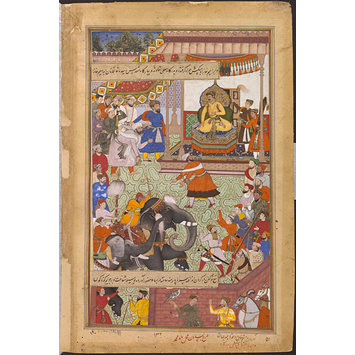Painting - Mu'nim Khan and Khwaja Jahan Painting - Mu'nim Khan and Khwaja Jahan