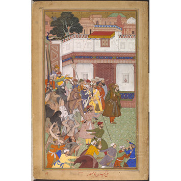 Husain Quli and Akbar (Painting)