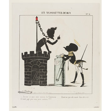 Print - Les Silhouettes De 1871 Print - Les Silhouettes De 1871