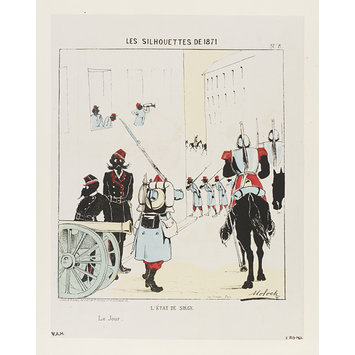 Print - Les Silhouettes De 1871 Print - Les Silhouettes De 1871