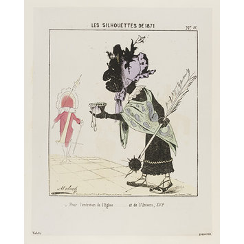 Print - Les Silhouettes De 1871 Print - Les Silhouettes De 1871